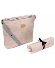 Чанта за път Baby Clic - Nuit Pink, с подложка за преповиване -1