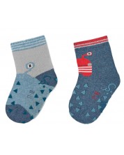 Чорапи за пълзене Sterntaler - Роботче, 21/22 размер, 18-24 месеца, 2 чифта -1