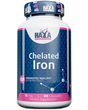 Chelated Iron, 15 mg, 90 капсули, Haya Labs -1