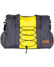Чанта за количка Phil&Teds - Mountain Buggy, V1, с халки, сиво с жълто -1