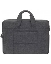 Чанта за лаптоп Rivacase - 15.6", сива
