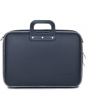 Чанта за лаптоп Bombata Business Classic - 15.6", тъмносиня