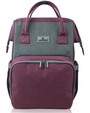 Чанта за количка Lorelli - Tina, Pink & Grey -1