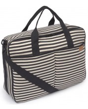 Чанта за път Baby Clic - Beige Stripes, голяма -1