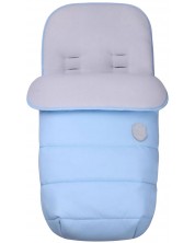 Чувалче за бебешка количка KikkaBoo - Embroidered, Baby Blue -1