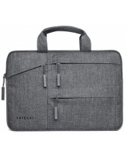 Чанта за лаптоп Satechi - Fabric, 13'', сива -1