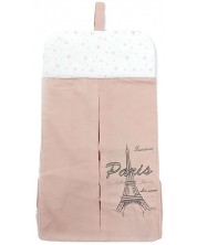 Чанта за пелени Bambino Casa - Paris, Rosa -1
