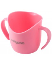 Чаша за самостоятелно пиене Babyono - 120 ml, розова -1