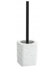 Четка за тоалетна Wenko - Villata, 11.2 х 37 х 10 cm, бяла -1