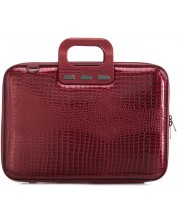 Чанта за лаптоп Bombata - Shiny Cocco, 13", бордо -1
