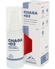 Chaga + D3 Спрей за уста, 30 ml, Nordaid	 -1
