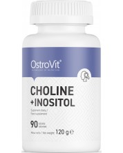 Choline + Inositol, 90 таблетки, OstroVit -1