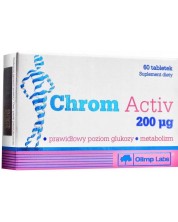 Chrom Activ, 200 mcg, 60 таблетки, Olimp