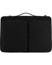 Чанта за лаптоп Next One - Slim Shoulder, MacBook Pro 16", черна -1