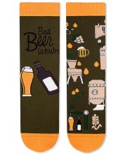 Чорапи Pirin Hill - Beer Time, размер 39-42, кафяви
