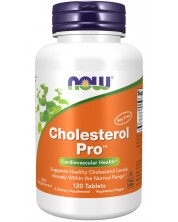 Cholesterol Pro, 120 таблетки, Now -1