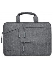 Чанта за лаптоп Satechi - Fabric, 15'', сива
