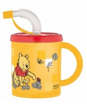 Чаша със сламка и дръжка Disney - Winnie The Pooh, 210 ml -1