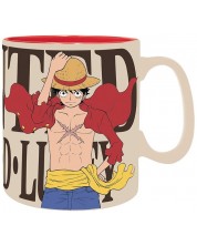 Чаша ABYstyle Animation: One Piece - Luffy Wanted Poster, 460 ml