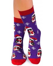 Чорапи Pirin Hill - Wintertime Penguin, размер 35-38, лилави -1