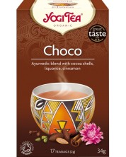 Choco Чай с шоколад, 17 пакетчета, Yogi Tea -1