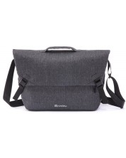 Чанта за лаптоп Odzu - Smart, 15.6'', сива -1