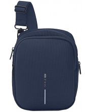 Чанта за през рамо XD Design - Boxy Sling, морскосиня -1