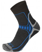 Чорапи Mico - X-Performance , черни/сини -1