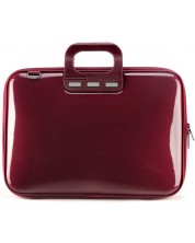 Чанта за лаптоп Bombata - Vernice, 15.6''-16'', червена -1
