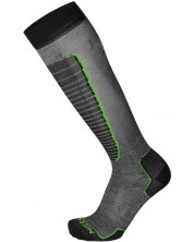 Чорапи Mico - Basic Light weight , сиви/черни -1