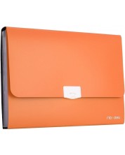 Чанта за документи Deli Rio - E38125, със 7 отделения, оранжева -1