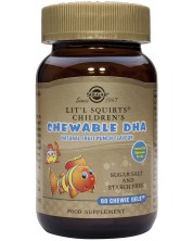 Children's Chewable DHA, 90 дъвчащи капсули, Solgar -1