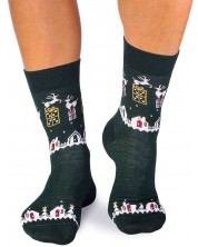 Чорапи Pirin Hill - Merino Presents, размер 43-46, зелени