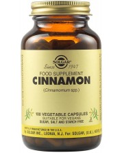 Cinnamon, 100 растителни капсули, Solgar -1