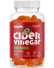 Cider Vinegar, ябълка, 60 желирани бонбона, OstroVit -1
