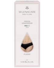 Classic Менструални бикини, черни, размер L, Selenacare -1