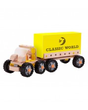 Детски дървен камион - контейнеровоз Classic World -1