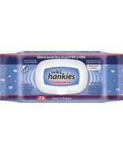 Clean & Protect Антибактериални мокри кърпи, 72 броя, Wet Hankies -1