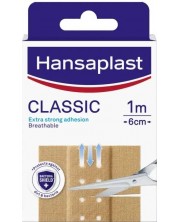 Classic Пластир, 1 m x 6 cm, Hansaplast -1