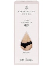 Classic Менструални бикини, черни, размер M, Selenacare -1