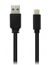 Кабел за зареждане и данни Canyon - Type C - USB 3, черен -1