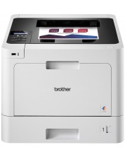 Принтер Brother - HLL8260CDW, лазерен, бял -1