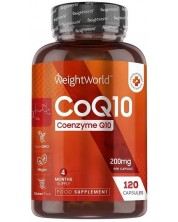CoQ10, 200 mg, 120 капсули, Weight World -1