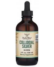 Colloidal Silver, 20 ppm, 120 ml, Double Wood