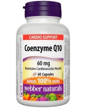 Coenzyme Q10, 60 mg, 60 капсули, Webber Naturals -1