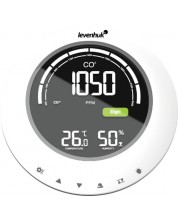 CO₂ монитор Levenhuk - Wezzer PLUS LP90, бял -1