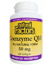 Coenzyme Q10, 50 mg, 60 капсули, Natural Factors