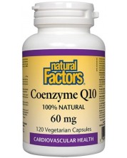 Coenzyme Q10, 60 mg, 120 капсули, Natural Factors