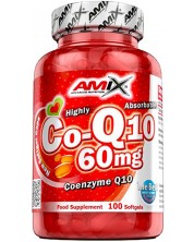 Coenzyme Q10, 60 mg, 100 капсули, Amix