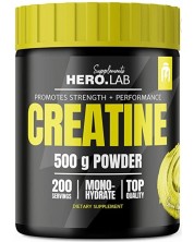 Creatine Monohydrate Powder, зелена ябълка, 500 g, Hero.Lab -1